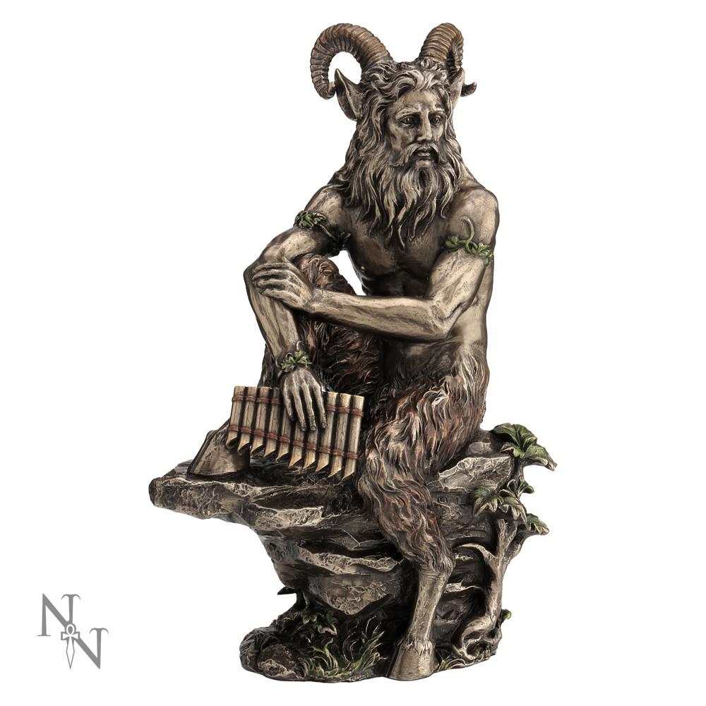Nemesis Now - Pan (Large) Figurine - Bronze coloured